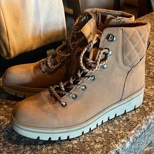 Caslon Tan Lace Up Boots